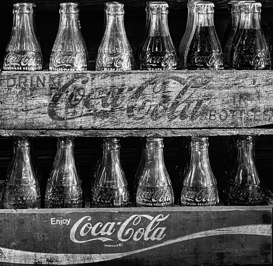 Black And White Photograph - The Old Coke Stack in Black and White by JC Findley