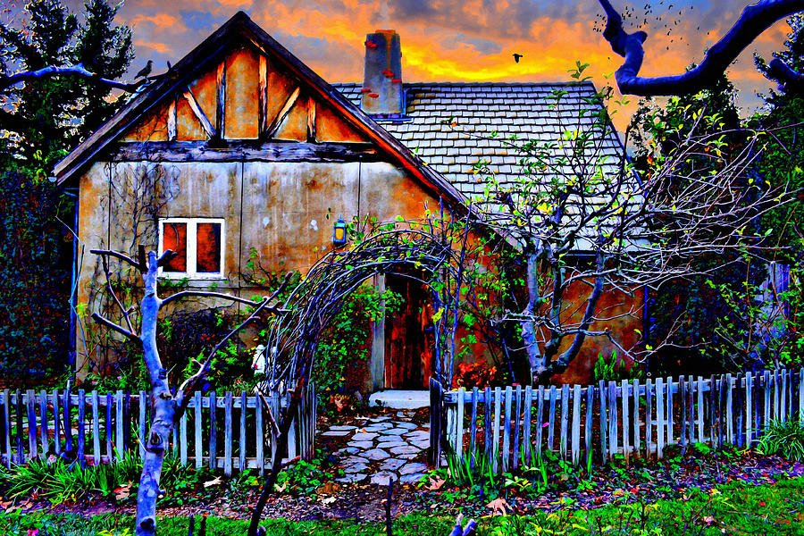 The Old Cottage Mixed Media by Glenn McCarthy Art and Photography