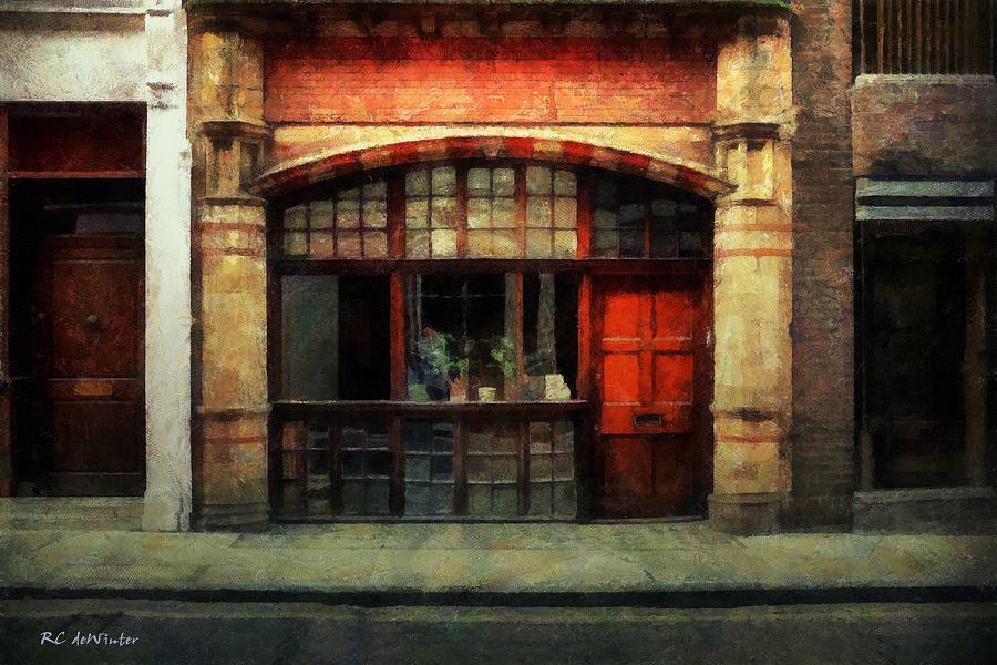 Architecture Painting - The Old Curiosity Shop by RC DeWinter