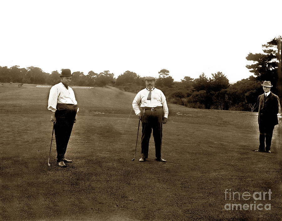 Golf Photograph - The Old Del Monte golf course  Circa 1900 by Monterey County Historical Society