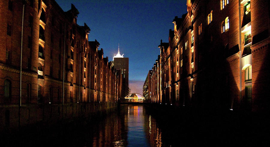 Hamburg Photograph - The Old Docks at Hamburg by Rob Hawkins