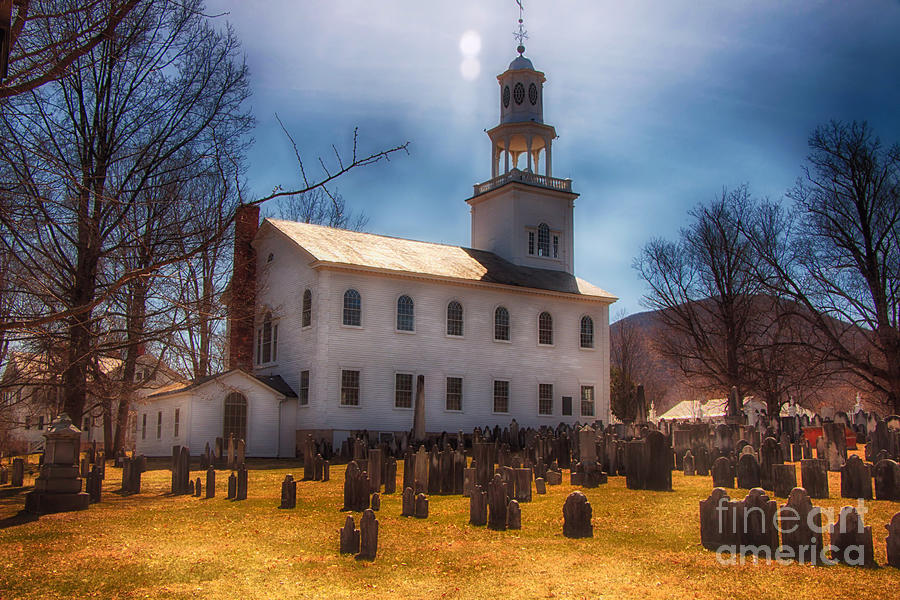 The Old First Church Bennington Vermont Photograph