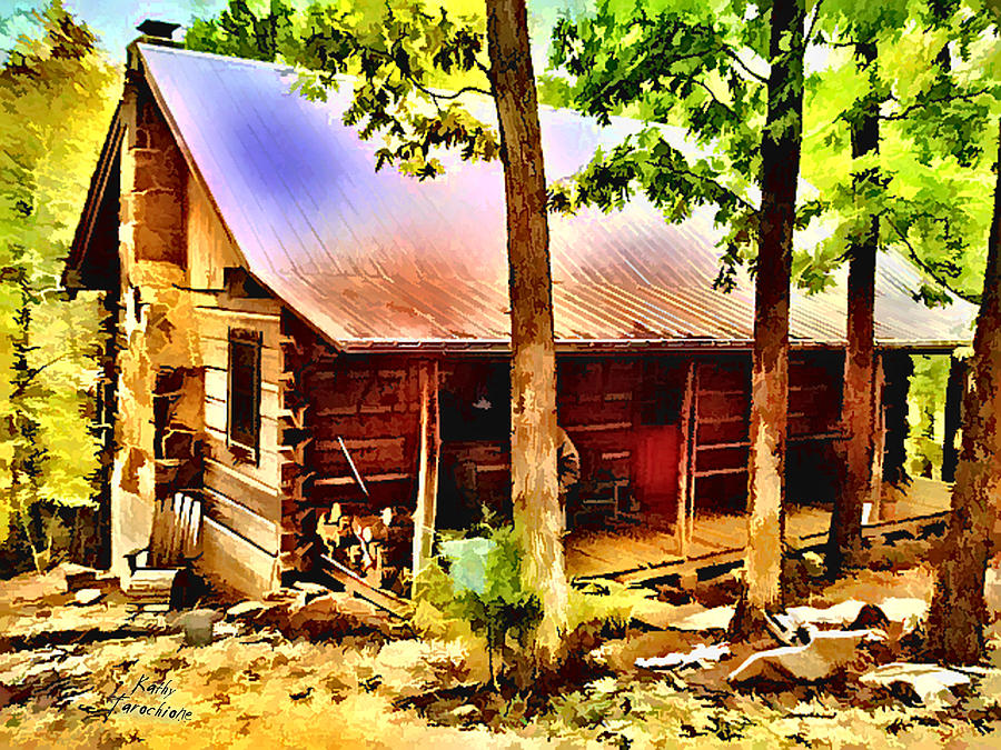 Old Home Photograph - The Old Homestead by Kathy Tarochione