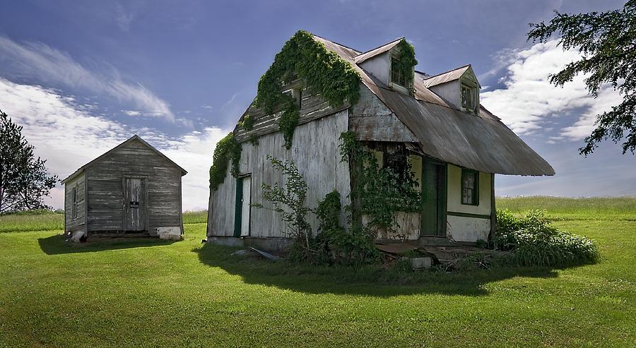 Landscape Photograph - The Old Homestead by Murray Bloom