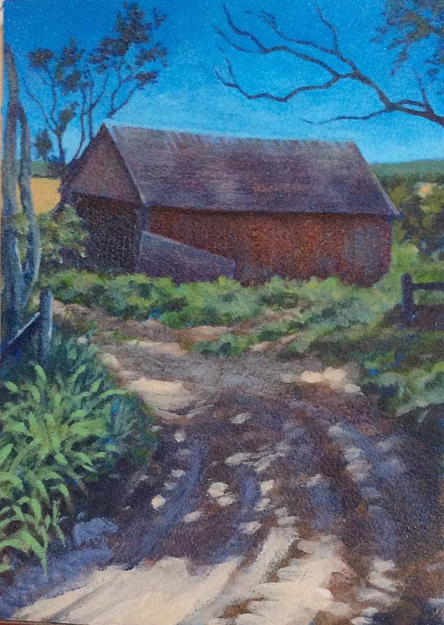 The Old Homestead Painting by Sharon Cromwell