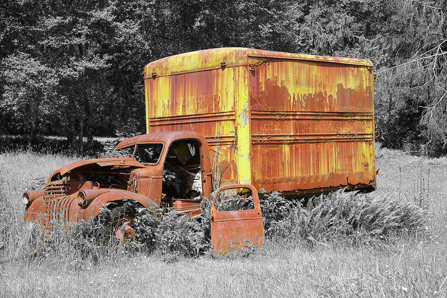 The Old Homestead Truck 2 Photograph by Richard J Cassato