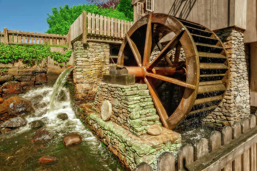 The Old Jenney Grist Mill  -  theoldmillplymouthma184872 Photograph by Frank J Benz