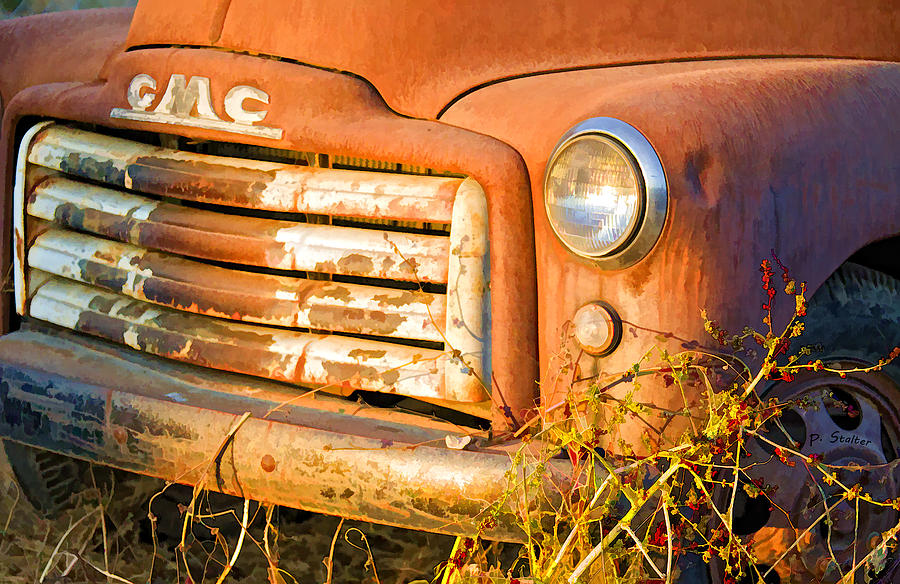 Truck Digital Art - The Old Jimmy by Patricia Stalter Truck Digital Art - The Old Jimmy by Patricia Stalter