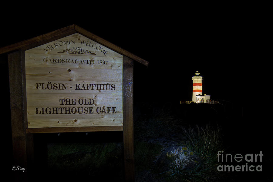 The Old Lighthouse Cafe Flosin Kaffihus Photograph by Rene Triay FineArt Photos