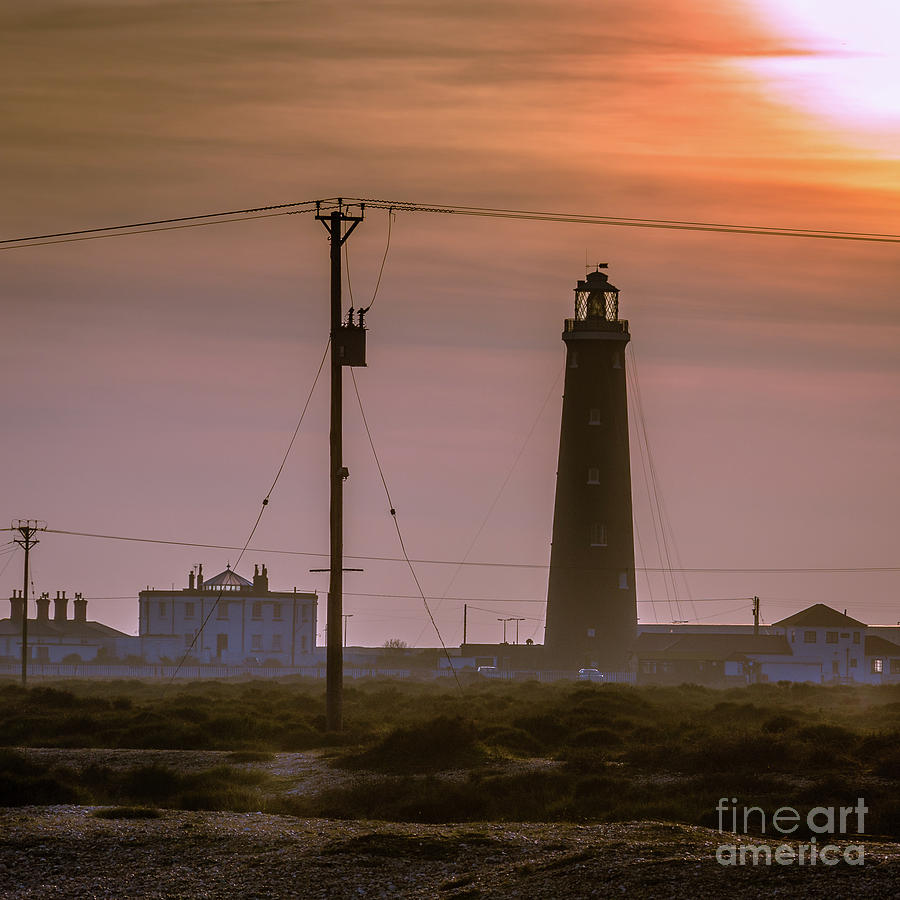 The Old Lighthouse, Dungeness Beach Photograph by Perry Rodriguez