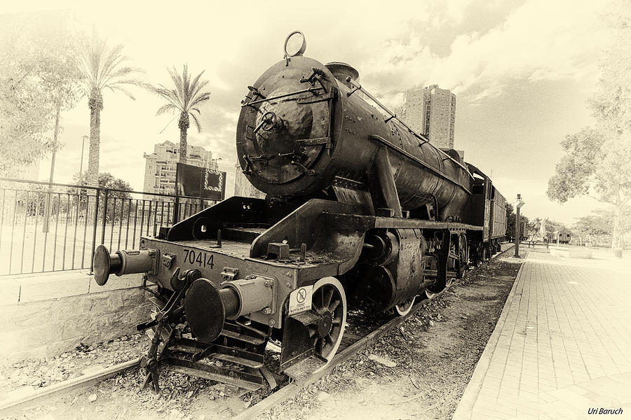 The Old Locomotive Photograph by Uri Baruch