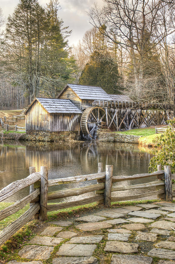 The Old Mabry Mill - Blue Ridge Parkway - Virginia Photograph by Gregory Ballos