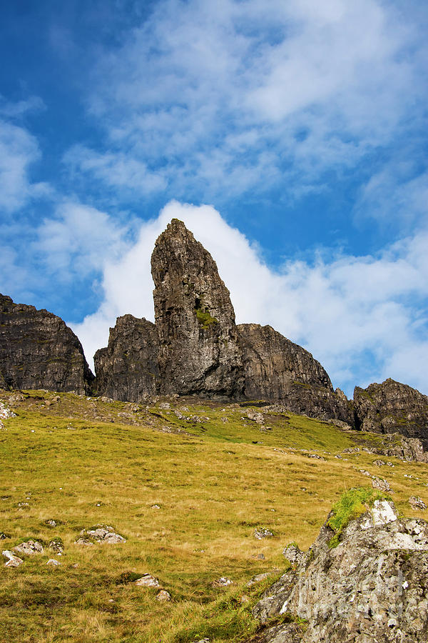 The Old Man of Storr Illuminated Photograph by Bob Phillips
