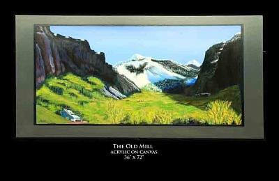 Landscape Painting - The Old Mill by Robert Newport Landscape Painting - The Old Mill by Robert Newport