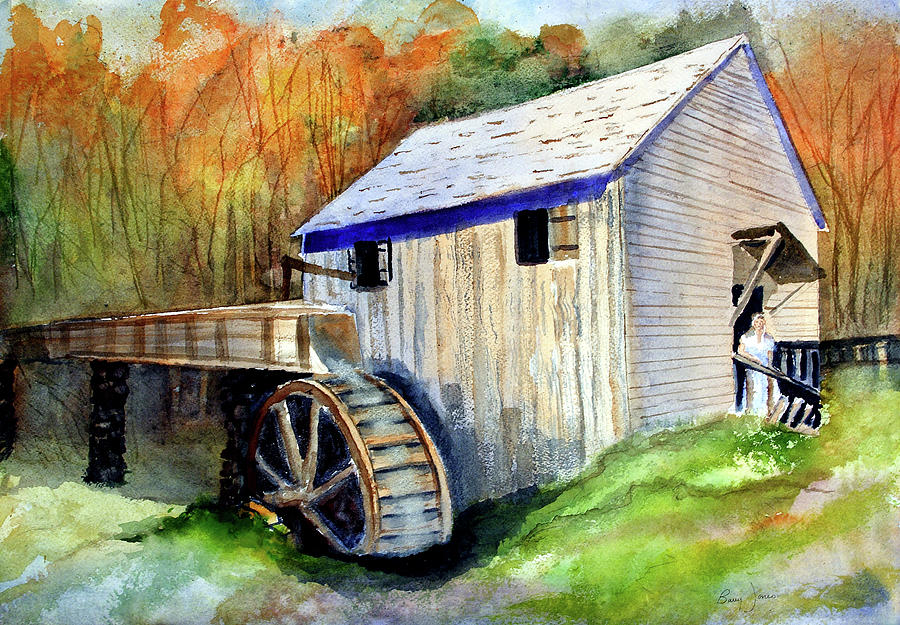 The Old Mill Painting by Barry Jones