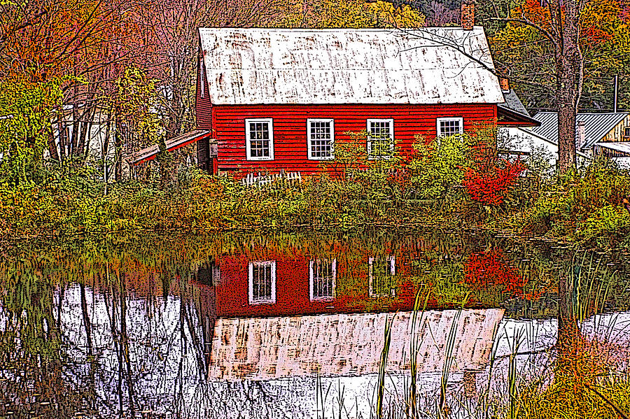 The Old Mill House Photograph by Nancy Griswold