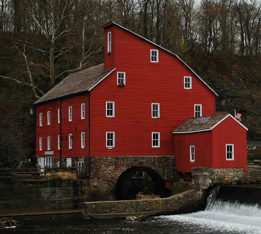 Architecture Photograph - The Old Mill in Clinton NJ by Lori Tambakis