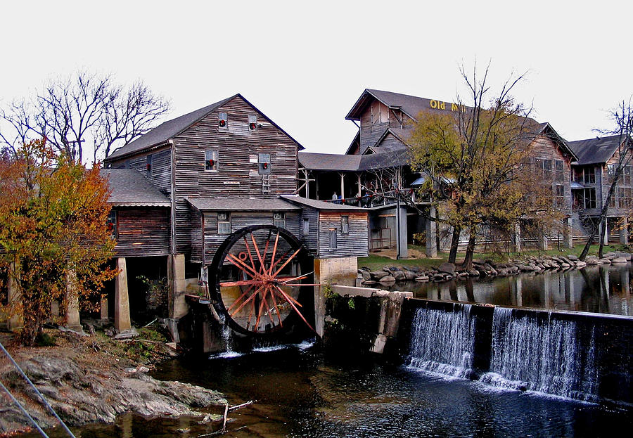 The Old Mill in Pigeon Forge Tennessee Photograph by Marian Bell - Fine
