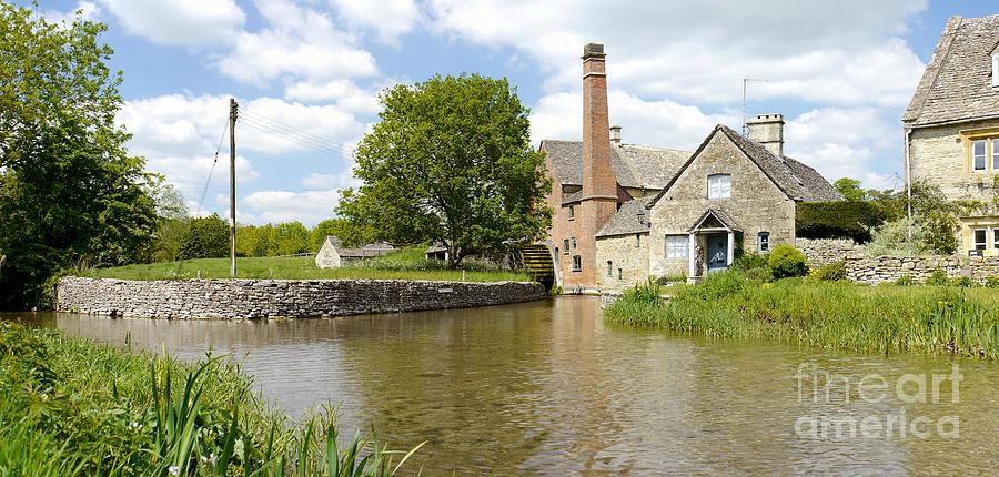 Cottage Photograph - The Old Mill Lower Slaughter by John Chatterley