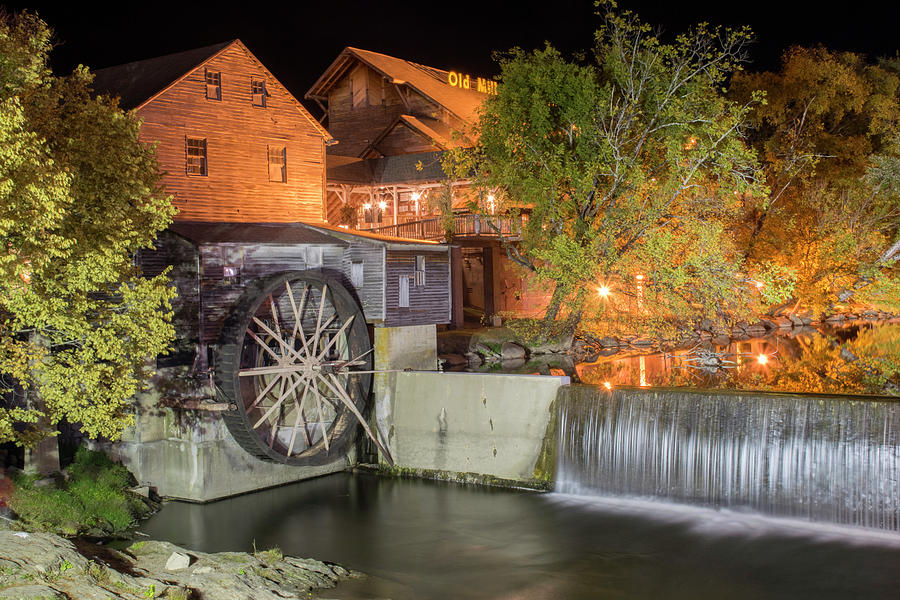 The Old Mill on Little Pigeon River Photograph by Judson Brady - Fine ...