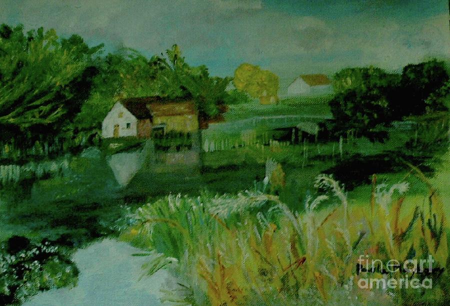 The Old Mill Painting by Paula Maybery