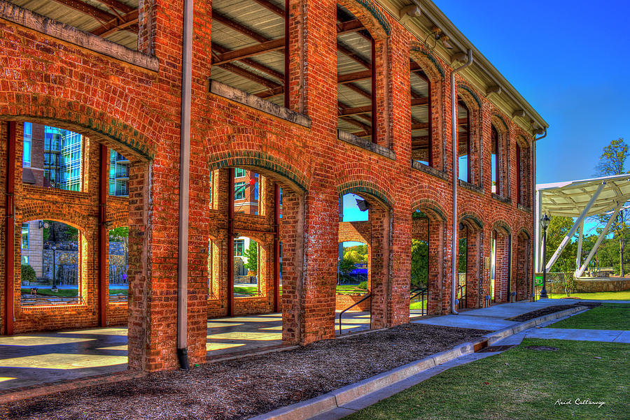 Greenville SC The Old Mill 2 Wedding Event Venue Architectural Art Photograph by Reid Callaway