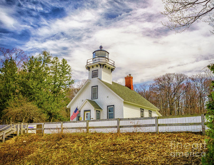 The Old Mission Point Lighthouse Photograph by Nick Zelinsky Jr