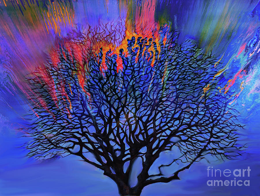 Impressionism Painting - The Old Oak Tree by Gull G