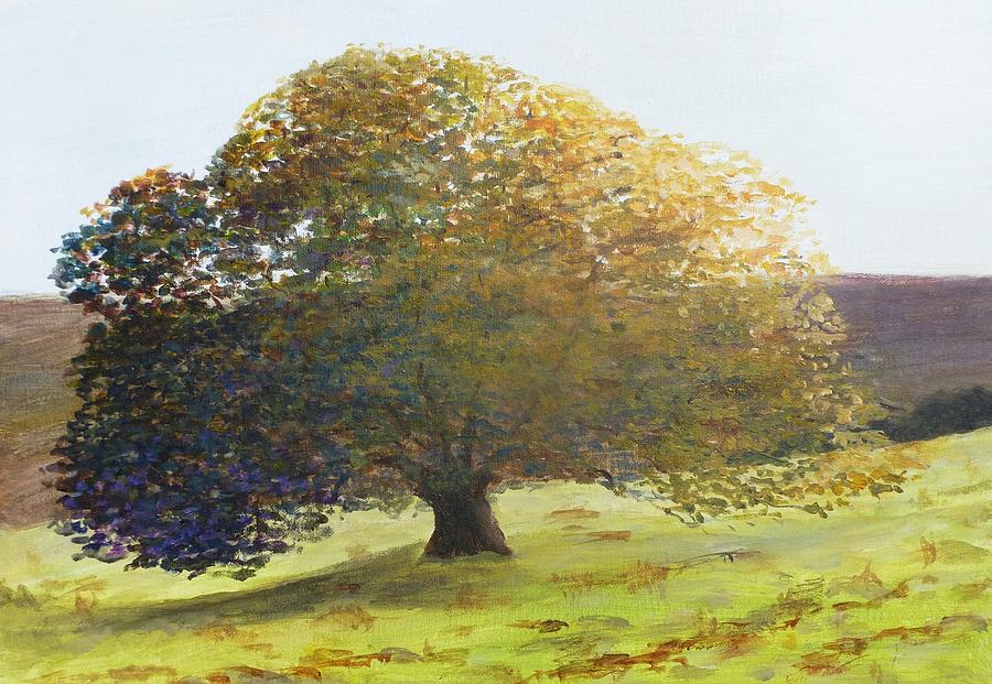 The Old Oak Tree Painting by Nigel Radcliffe
