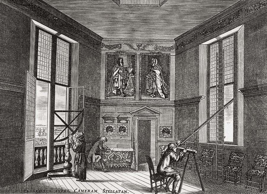 The Old Observing Room, Greenwich Drawing by Vintage Design Pics - Fine ...