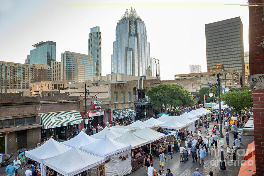 Austin Photograph - The Old Pecan Street Festival is an Austin Tradition and the oldest and largest art festival in Central Texas by Dan Herron