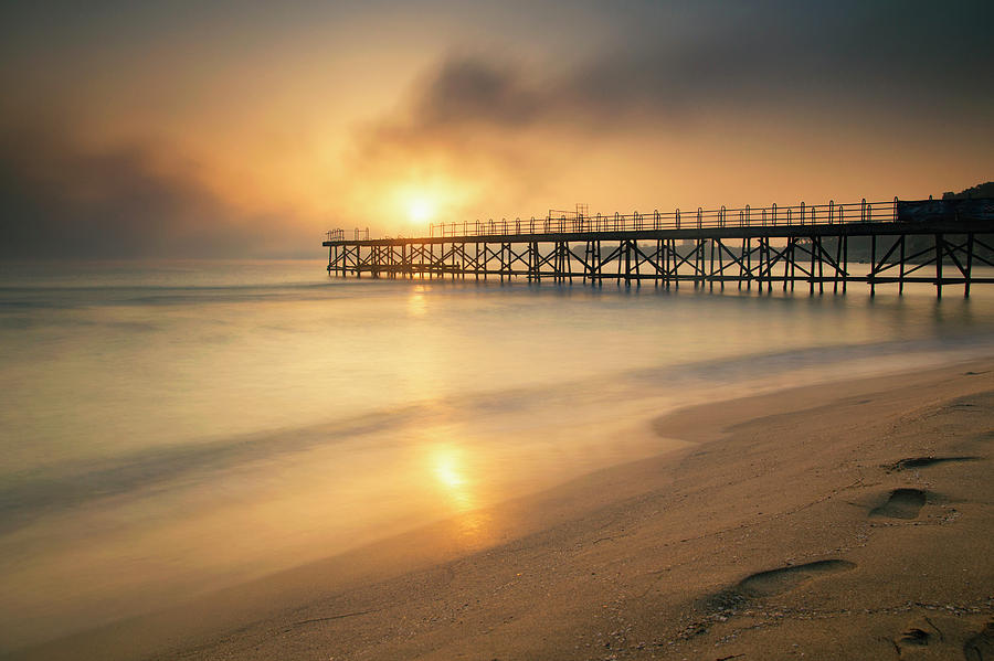 The old pier Photograph by Plamen Petkov