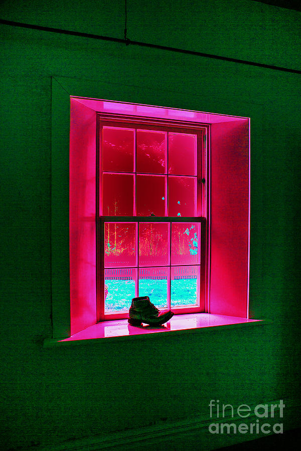 The Old Pink Window Photograph by Rick Bragan