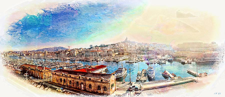 The Old Port of Marseille 1 Photograph by Jean Francois Gil