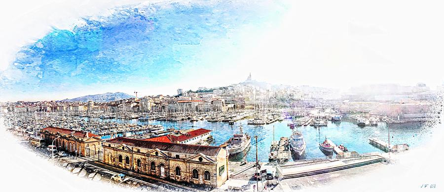 The Old Port of Marseille  2 Photograph by Jean Francois Gil
