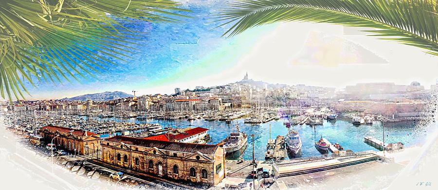 The Old Port of Marseille Tropical Photograph by Jean Francois Gil