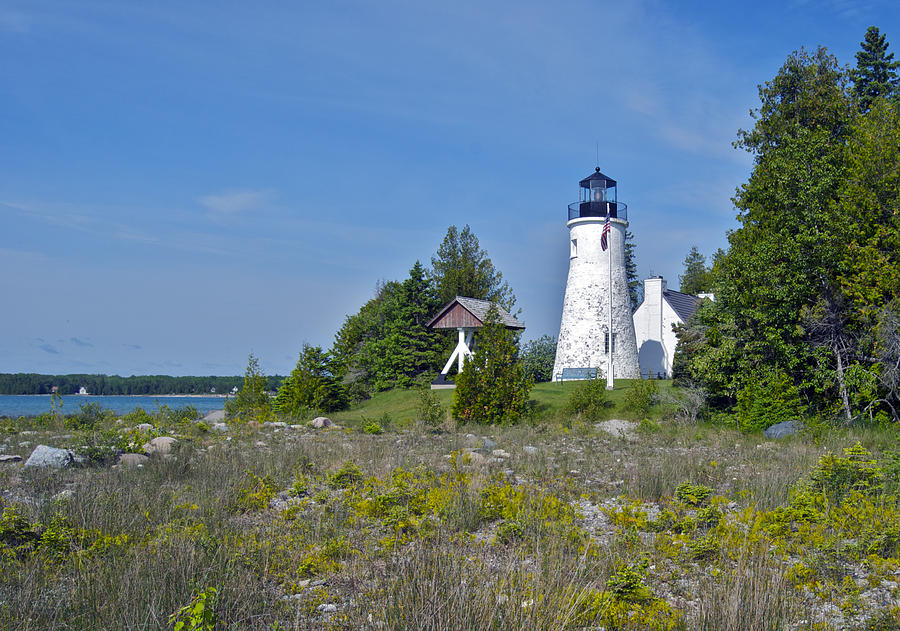 The Old Presque Isle Lighthouse Photograph by Michael Peychich
