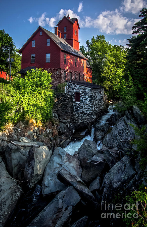 The Old Red Mill Photograph by James Aiken