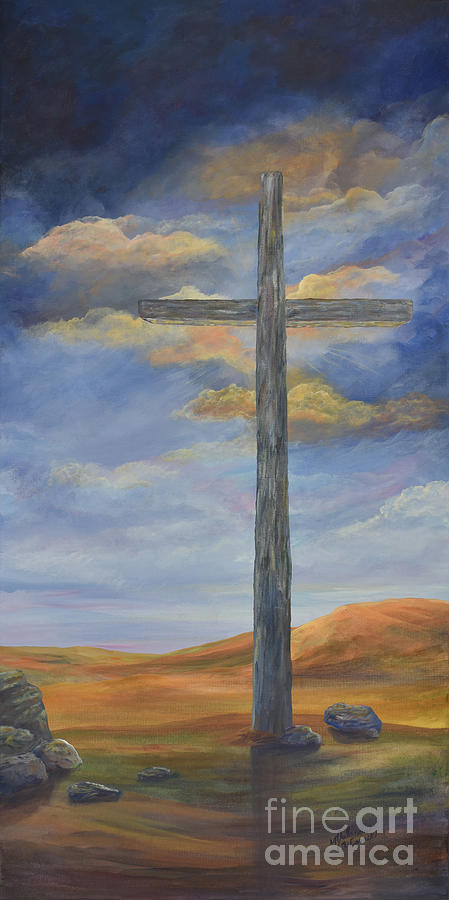 The Old Rugged Cross Painting by Malanda Warner