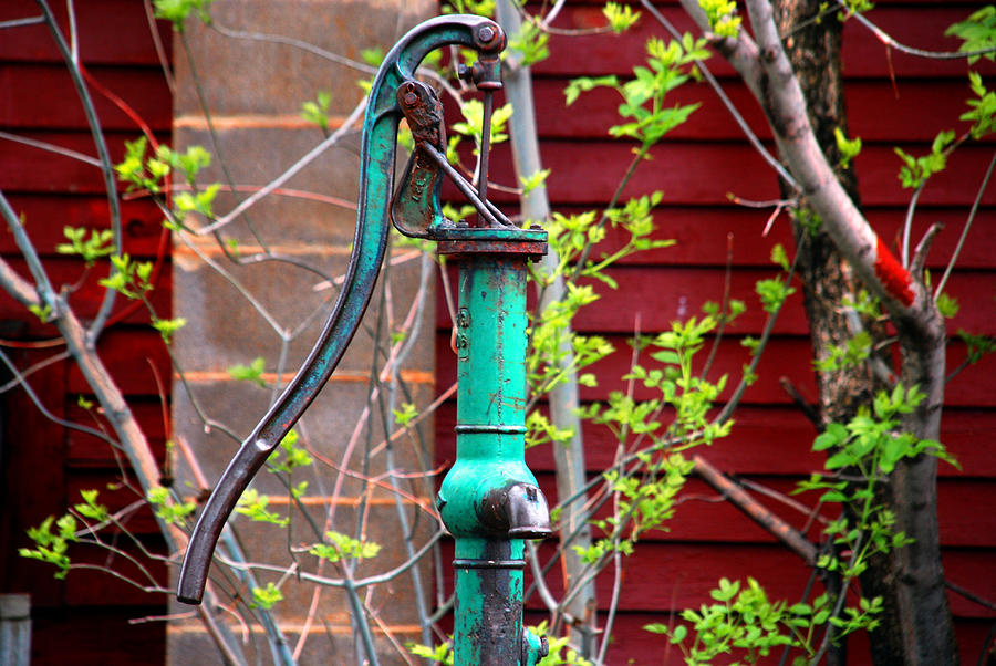 The old rusty water pump Photograph by Susanne Van Hulst