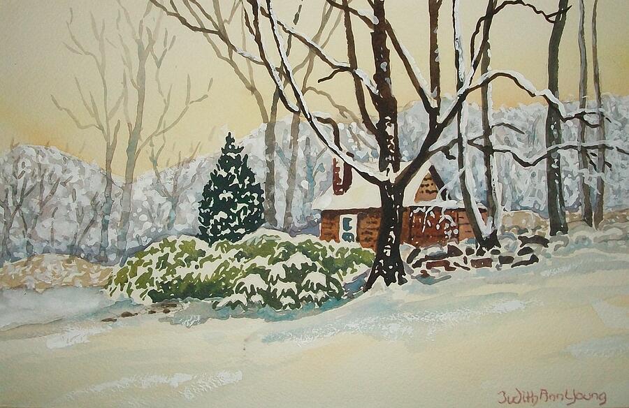 The Old Shed SOLD Painting by Judith Young