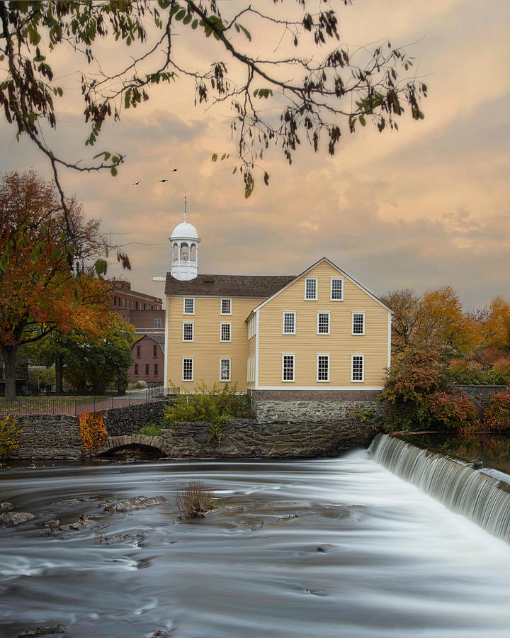 Architecture Photograph - The Old Slater Mill by Robin-Lee Vieira