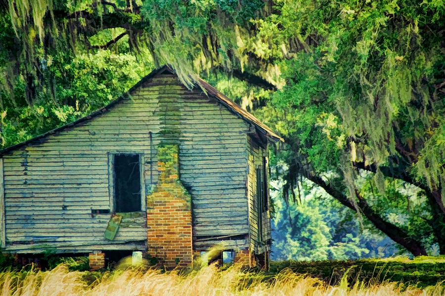 The Old Slaves Quarters Photograph by Jan Amiss Photography