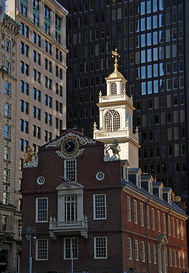The Old State House Photograph by Ben Prepelka