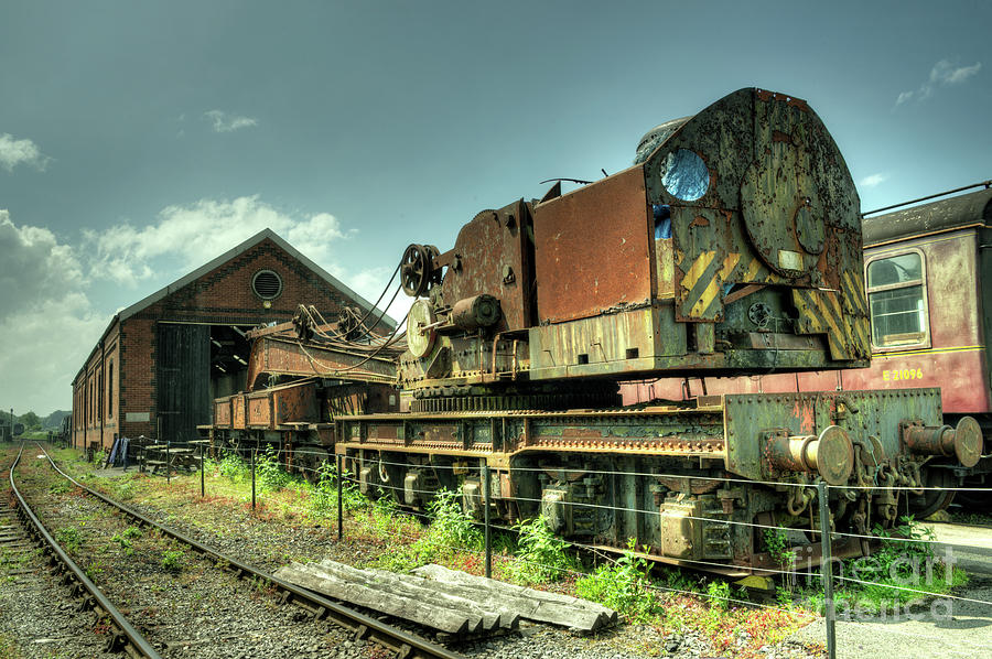 The Old Steam Crane Photograph by Rob Hawkins - Fine Art America