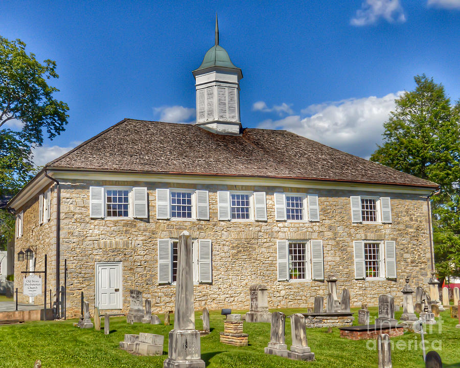 The Old Stone Church Lewisburg West Virginia Photograph