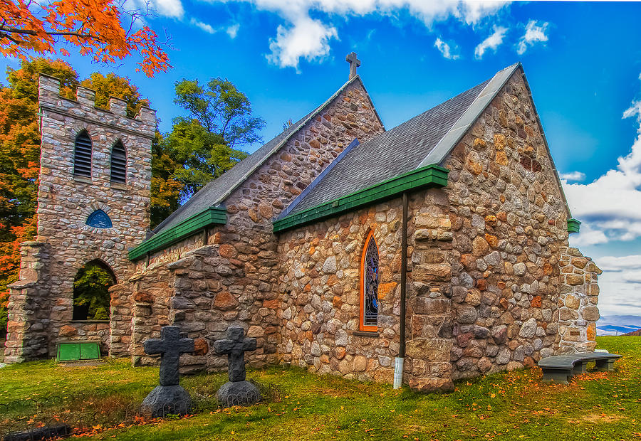 The Old Stone Church Photograph By Rachel Snydstrup   The Old Stone Church Rachel Snydstrup 