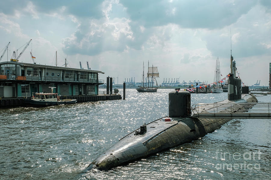 The old submarine museum Photograph by Marina Usmanskaya