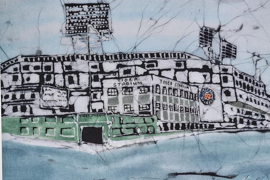 Major League Movie Tapestry - Textile - The Old Tiger Stadium by Kate Ford