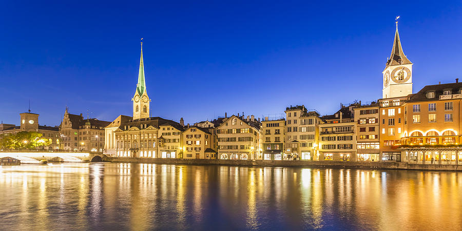 The old town at night Photograph by Werner Dieterich | Fine Art America